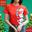 HPCR10 เสื้อคริสต์มาสเสื้อปีใหม่ ลาย Merry Christmas สีแดงเสื้อทีม เสื้อคู่ เสื้อครอบครัว แบบเก๋ๆ