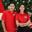 เสื้อโปโลคริสต์มาสเสื้อปีใหม่ ลาย12 สีแดง Merry Christmas เสื้อทีม เสื้อคู่ เสื้อครอบครัว