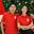 เสื้อโปโลคริสต์มาสเสื้อปีใหม่ ลาย06 สีแดง Merry Christmas เสื้อทีม เสื้อคู่ เสื้อครอบครัว