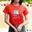 เสื้อคริสต์มาสเสื้อปีใหม่ ลาย04 สีแดง Merry Christmas เสื้อทีม เสื้อคู่ เสื้อครอบครัว