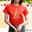 เสื้อคริสต์มาสเสื้อปีใหม่ ลาย06 สีแดง Merry Christmas เสื้อทีม เสื้อคู่ เสื้อครอบครัว