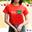 เสื้อคริสต์มาสเสื้อปีใหม่ ลาย08 สีแดง Merry Christmas เสื้อทีม เสื้อคู่ เสื้อครอบครัว