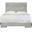 Soft Grey Bed W old Wood Bed